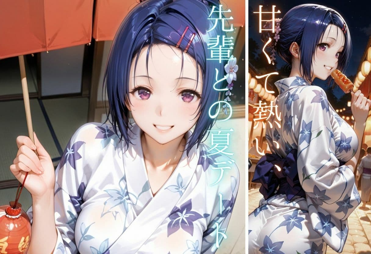 先輩との夏...花火デートからびしょ濡れ本殿SEX vol.6 サンプル5