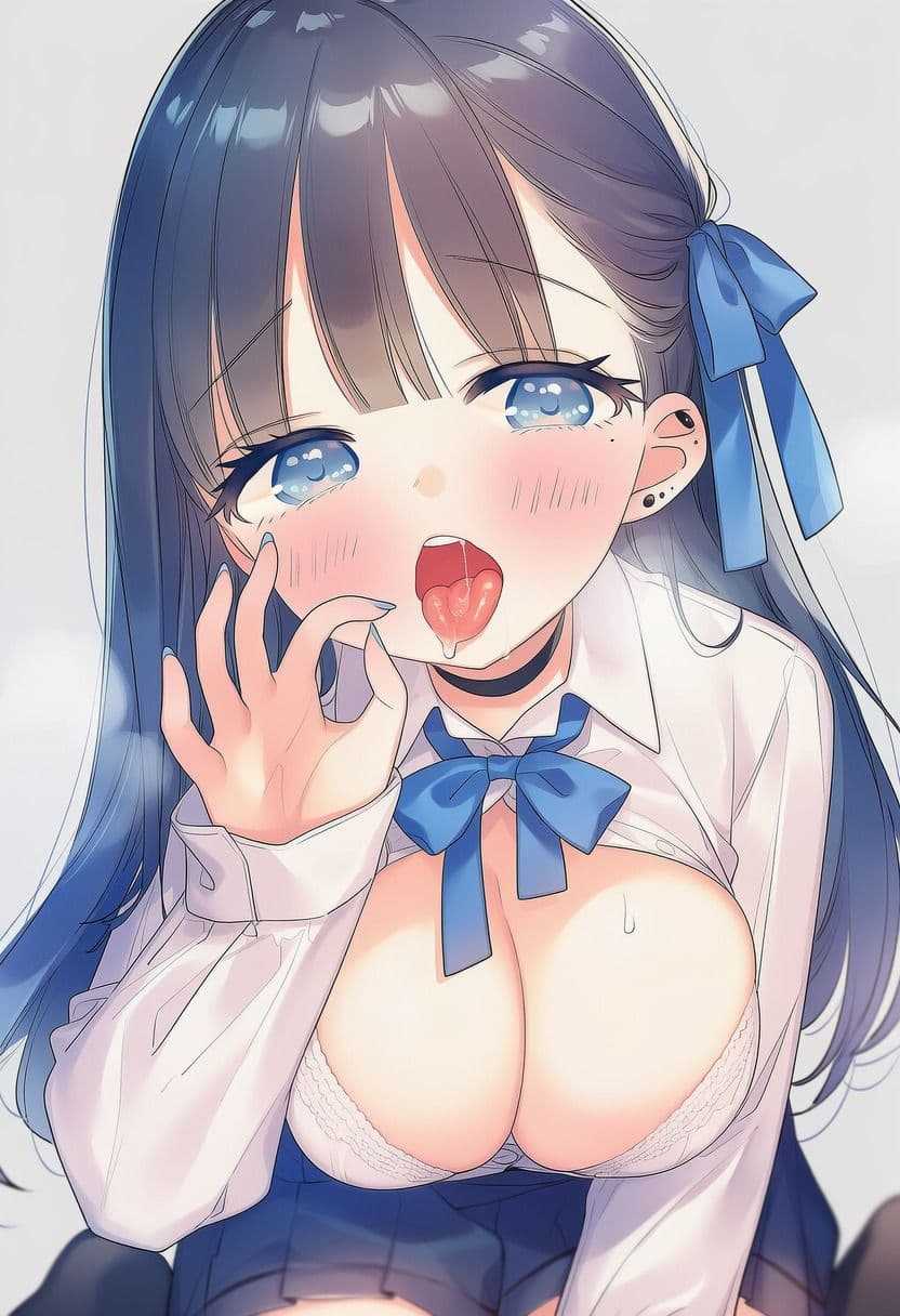 青リボンJKとらぶらぶえっち！ サンプル1