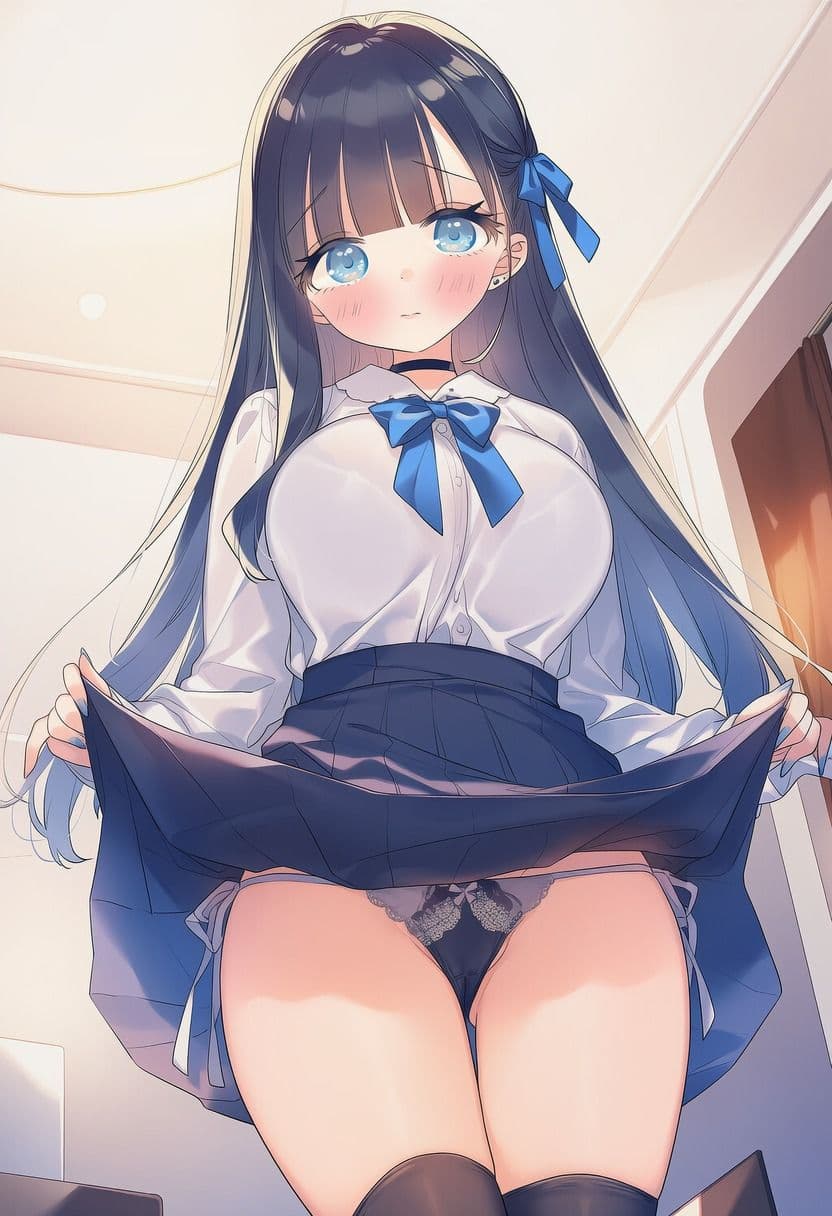 青リボンJKとらぶらぶえっち！ サンプル3