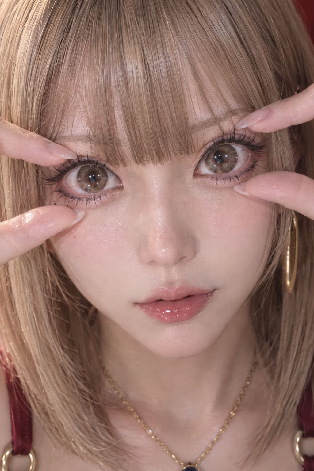 【美顔・美瞳】開眼美少女コレクション 〜美顔接写＆美瞳強調CG集〜 サンプル4