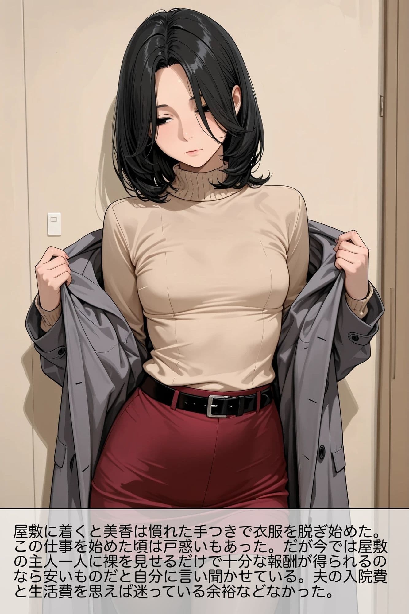 クール系人妻メイド美香〜夫の治療費を稼ぐために淫らな姿を晒す主婦〜 サンプル3