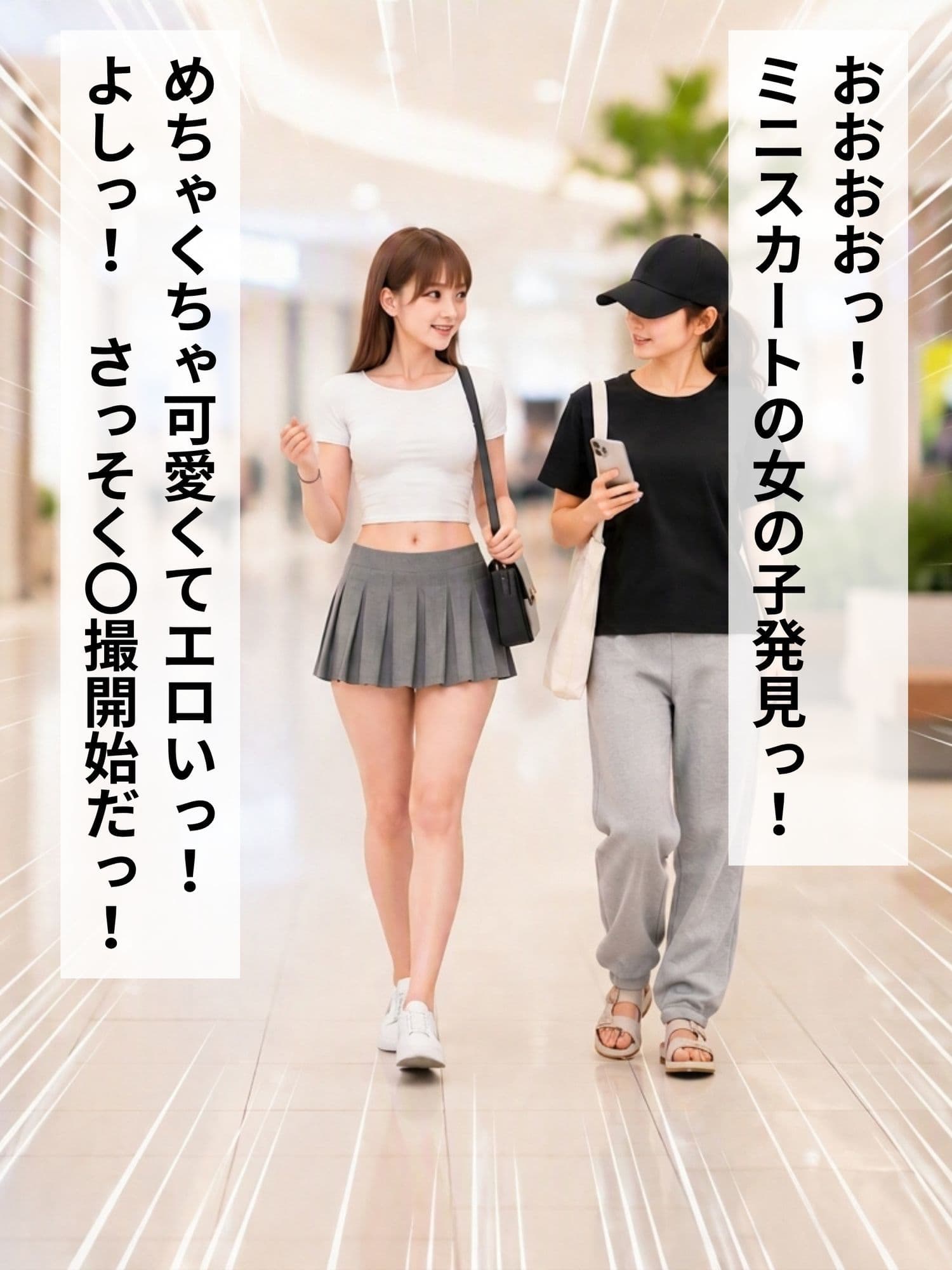 ミニスカートの女の子に盗撮がバレた男の末路 サンプル2