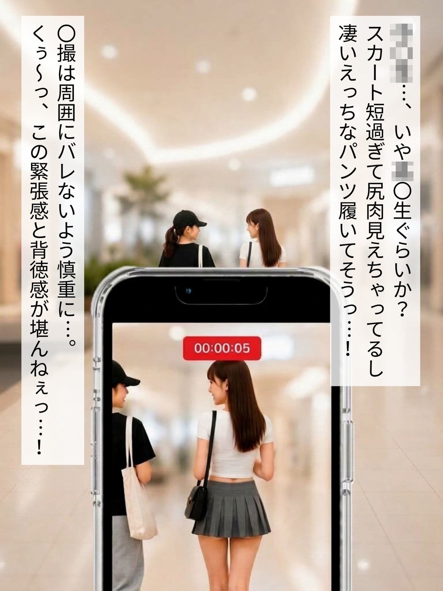 ミニスカートの女の子に盗撮がバレた男の末路 サンプル3