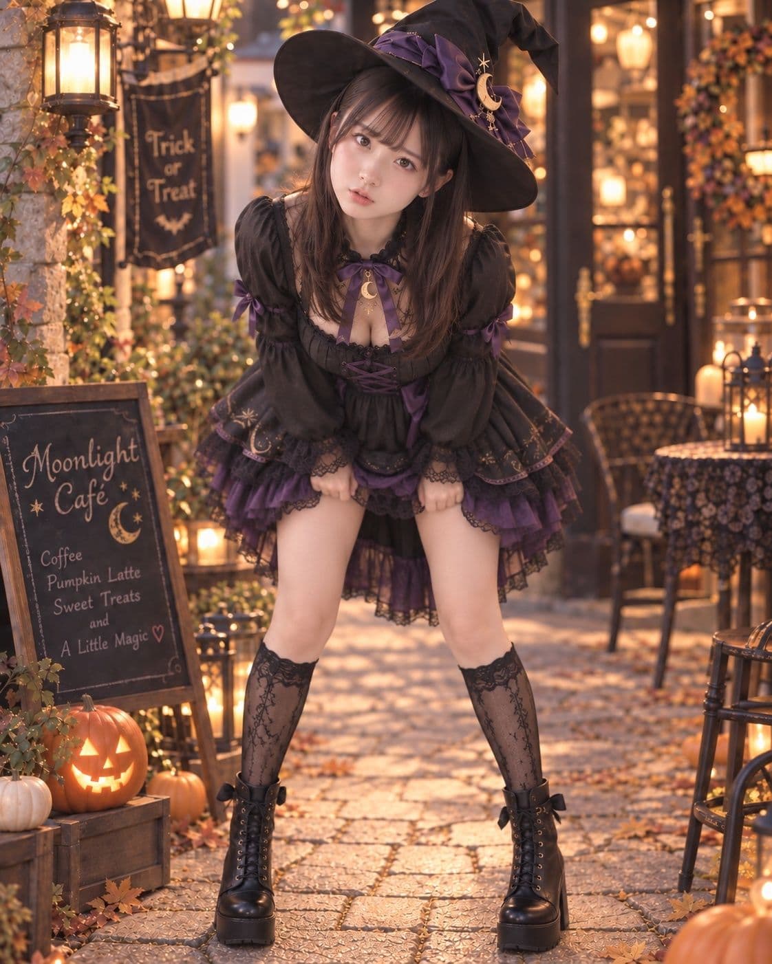 カウントダウンあり ひなのハロウィンコスプレ サンプル1