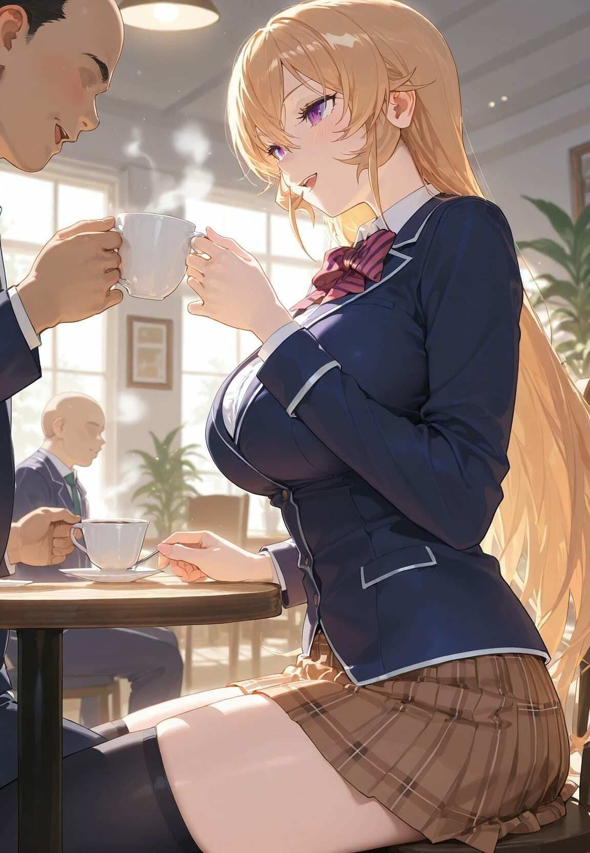 声かけられてお茶しただけなのに・・・簡単にお持ち帰りされて種付け調教されちゃう件www 食〇のソーマ  2 サンプル1