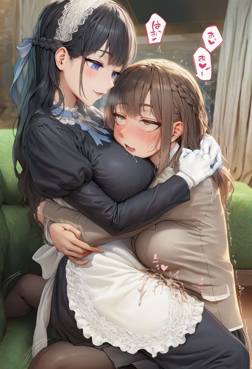 射精サポートメイド〜授乳手袋コキ・おっぱい甘え〜 サンプル2