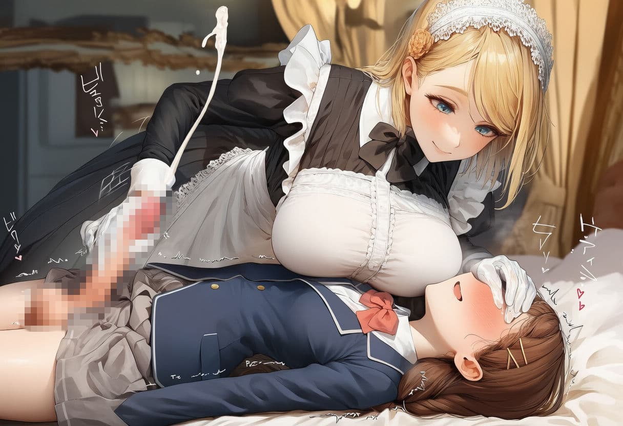 射精サポートメイド〜授乳手袋コキ・おっぱい甘え〜 サンプル3