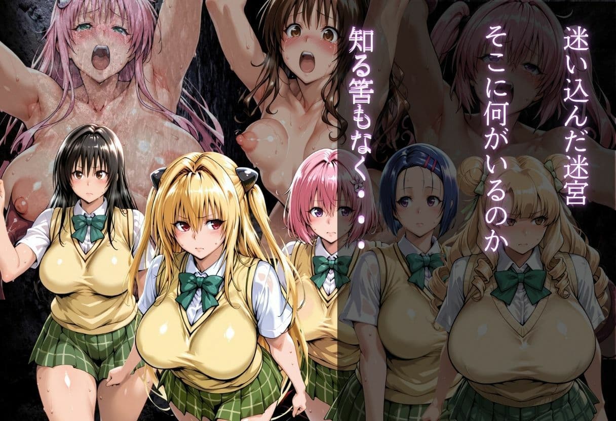 触手に堕ちる巨乳美女〜ダンジョンの罠〜 サンプル1