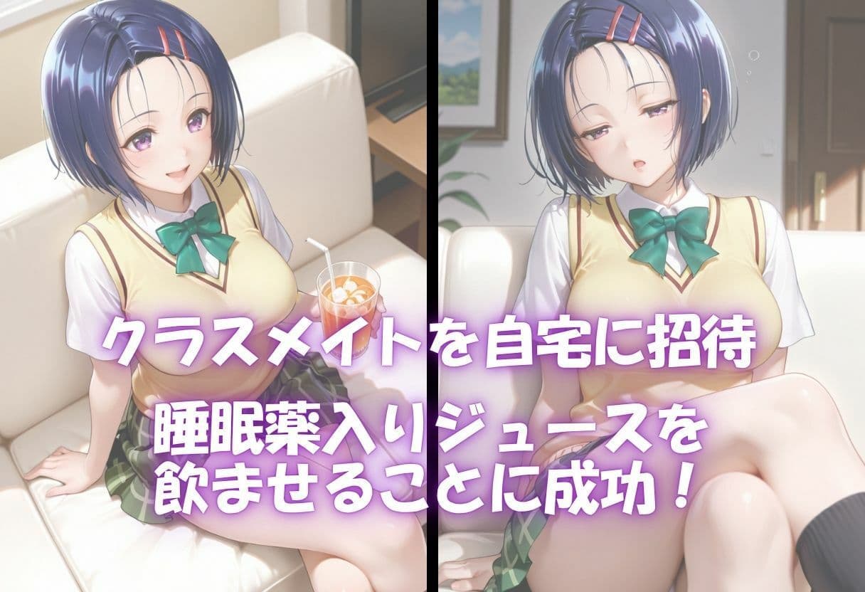 クラスのマドンナを寝ている間に好き放題した話 サンプル2