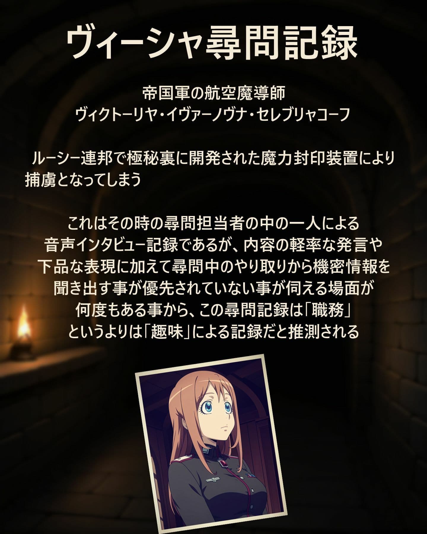 ヴィーシャ尋問記録 サンプル2
