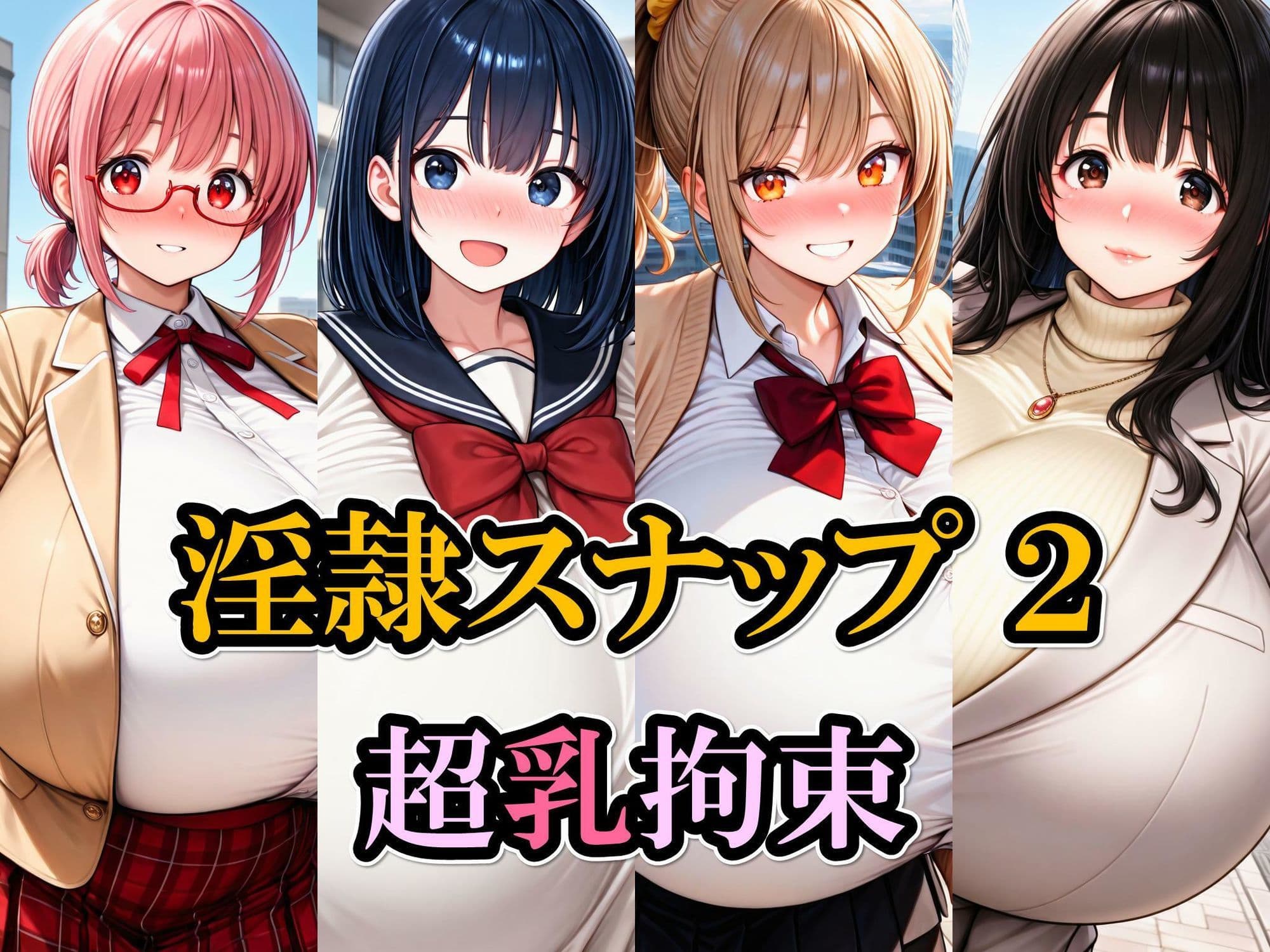 淫隷スナップ2/超乳拘束 サンプル1