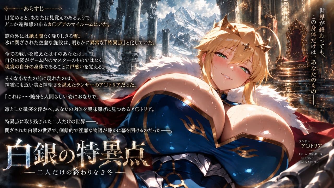 幻想秘匿特異点〜雪に閉ざされたカ〇デアで美神ア〇トリアと溺れる倒錯依存の果て〜（音声動画版） サンプル1