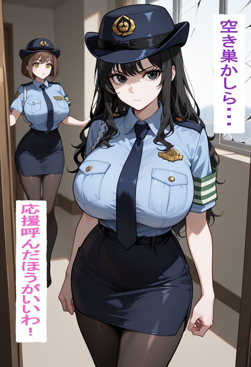 拉致された婦警たち サンプル1