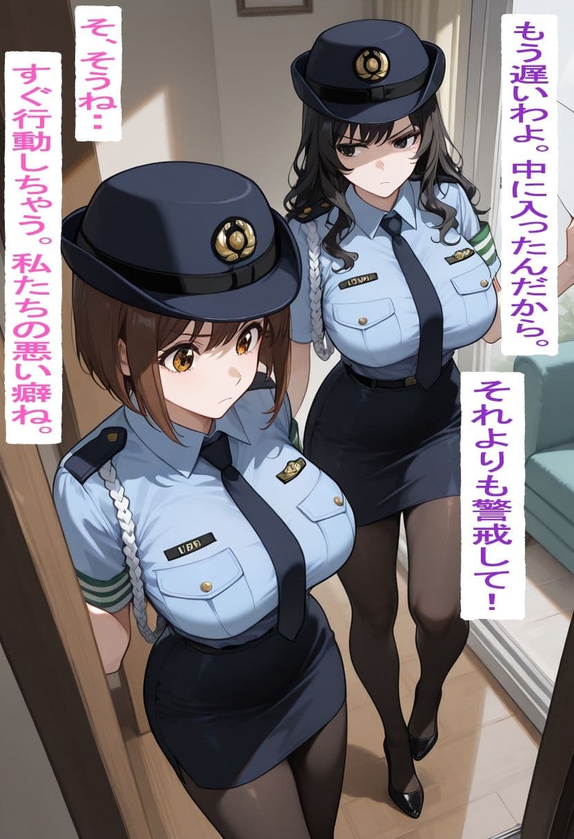拉致された婦警たち サンプル2