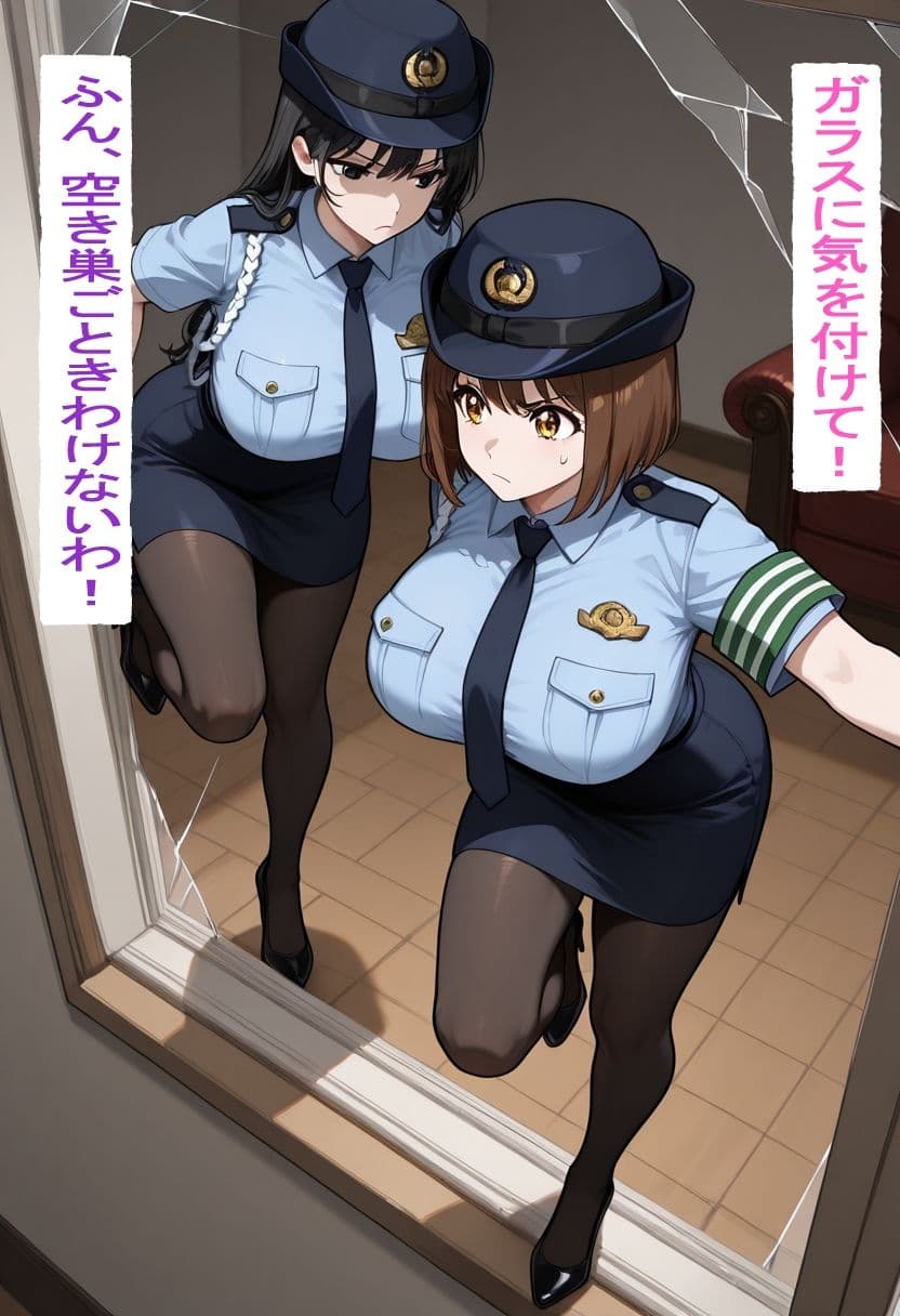 拉致された婦警たち サンプル3