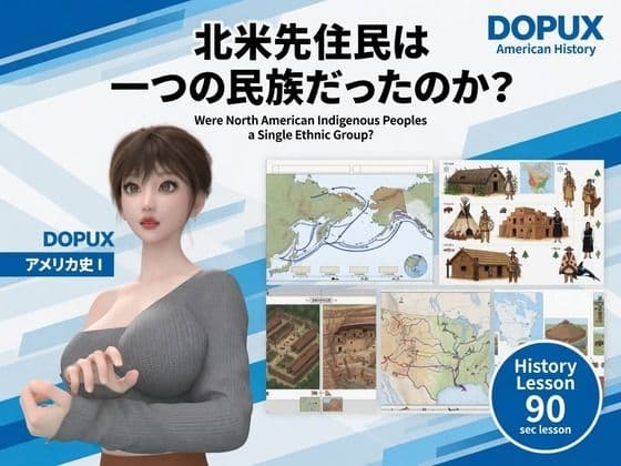 パンチラガチャ★西陣郁奈（にしじんかな）強豪予備校『DOPUX（ドピュックス）』で大学受験生向け講座（世界史）を教える名物講師！（Vol.005:北米先住民は一つの民族だったのか？）