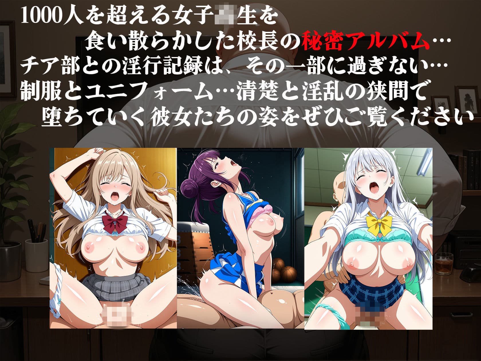 禁断の学園アルバム（チアダンス部編）  〜名門校長が隠し持っていた女子校生淫行記録〜 サンプル8