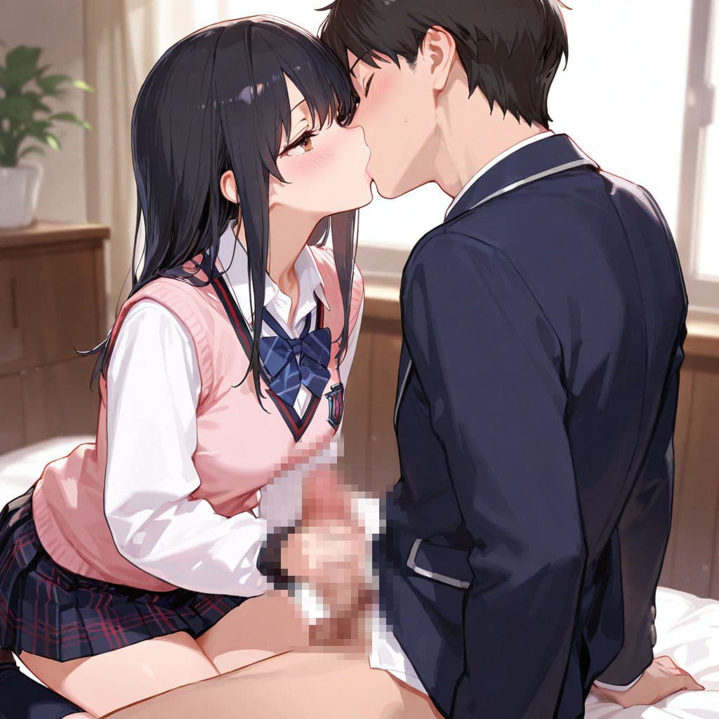 ピンク制服が似合う女子  お色気発動大胆生ハメエッチ サンプル8