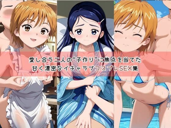 【コスプレ】美○なぎさ＆雪○ほのかと紡ぐ子作り中出しSEX三昧生活 サンプル1