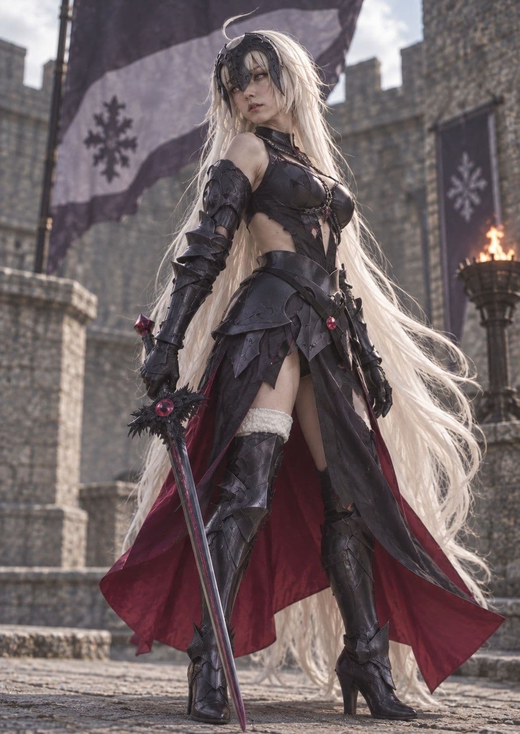 幻装の英霊たち 実写風コスプレ・ポートレート30 サンプル1