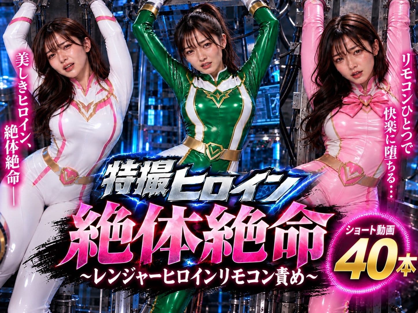 特撮ヒロイン絶体絶命〜レンジャーヒロインリモコンバイブ責め〜 サンプル1