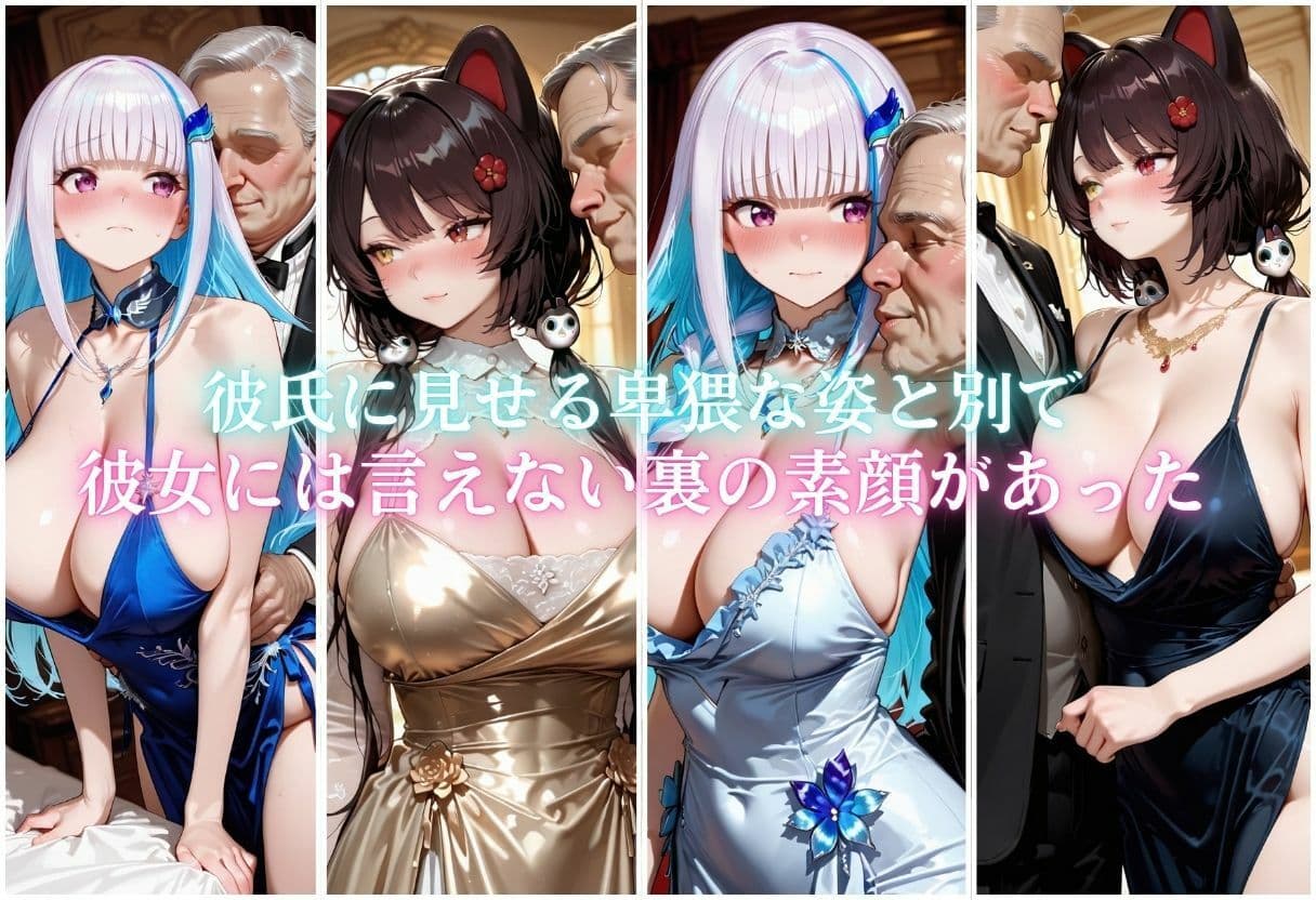 裏ビッチ彼女の二重性活 〜金とチンポに堕ちた秘密の姿〜Vol.2 サンプル1
