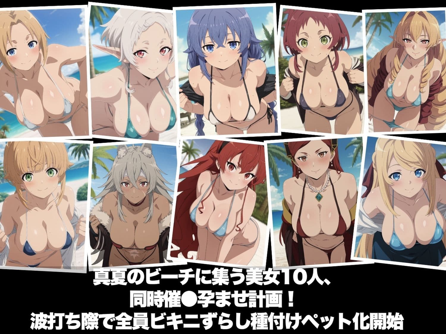 真夏の海辺で堕ちて 〜おじさんの虜になって妊娠するまで〜 無◯転生 〜異世界行ったら本気だす〜編 サンプル1