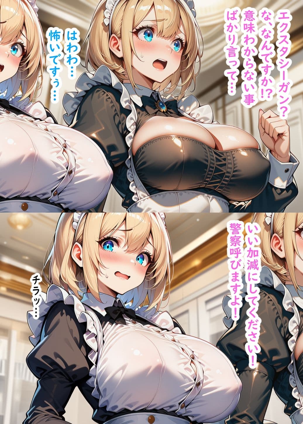 Ecstasy Gun  悪の美人秘書とメイド軍団を撃て サンプル4
