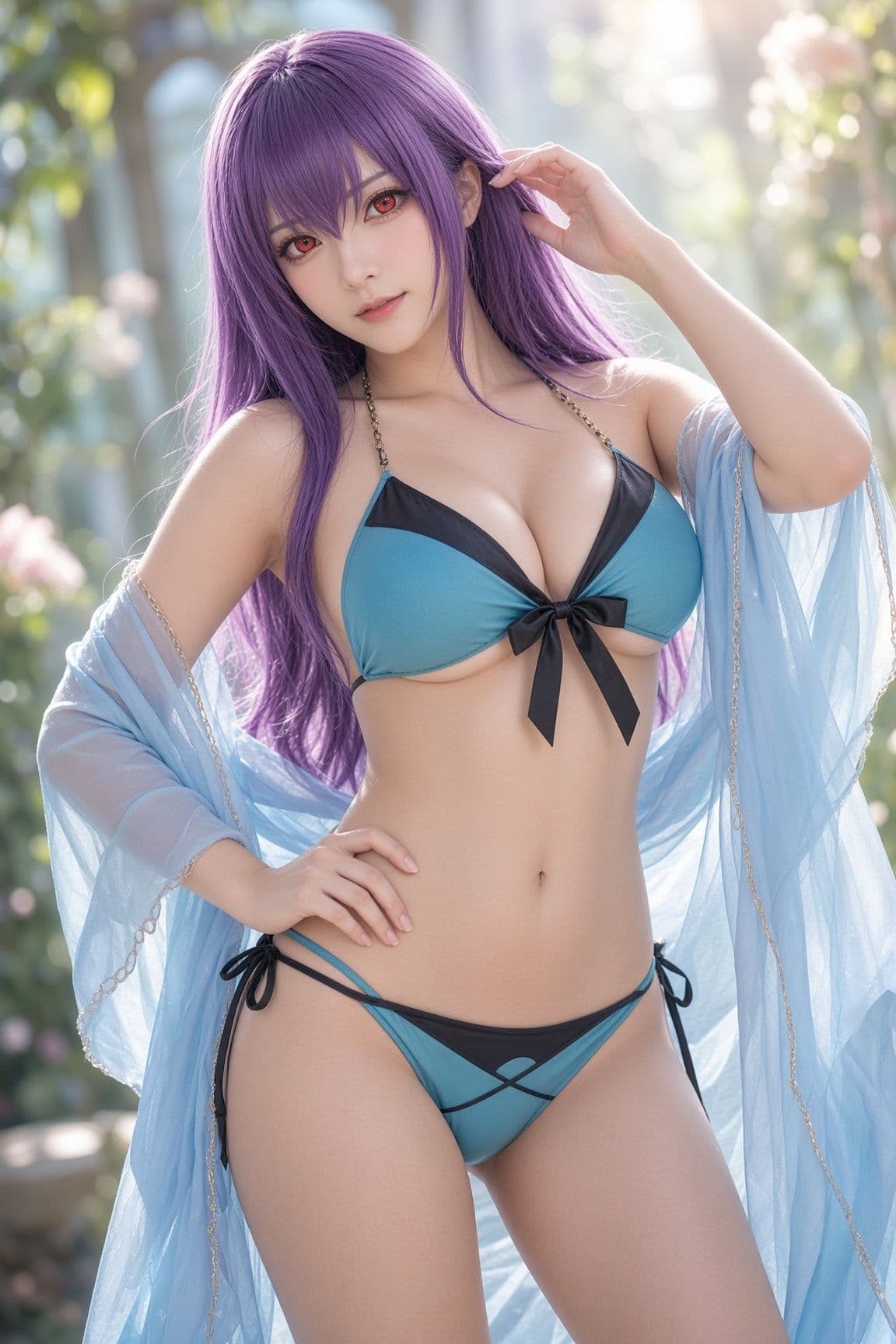 夏彩の英霊たち｜水着コスプレ・ポートレート20 サンプル3