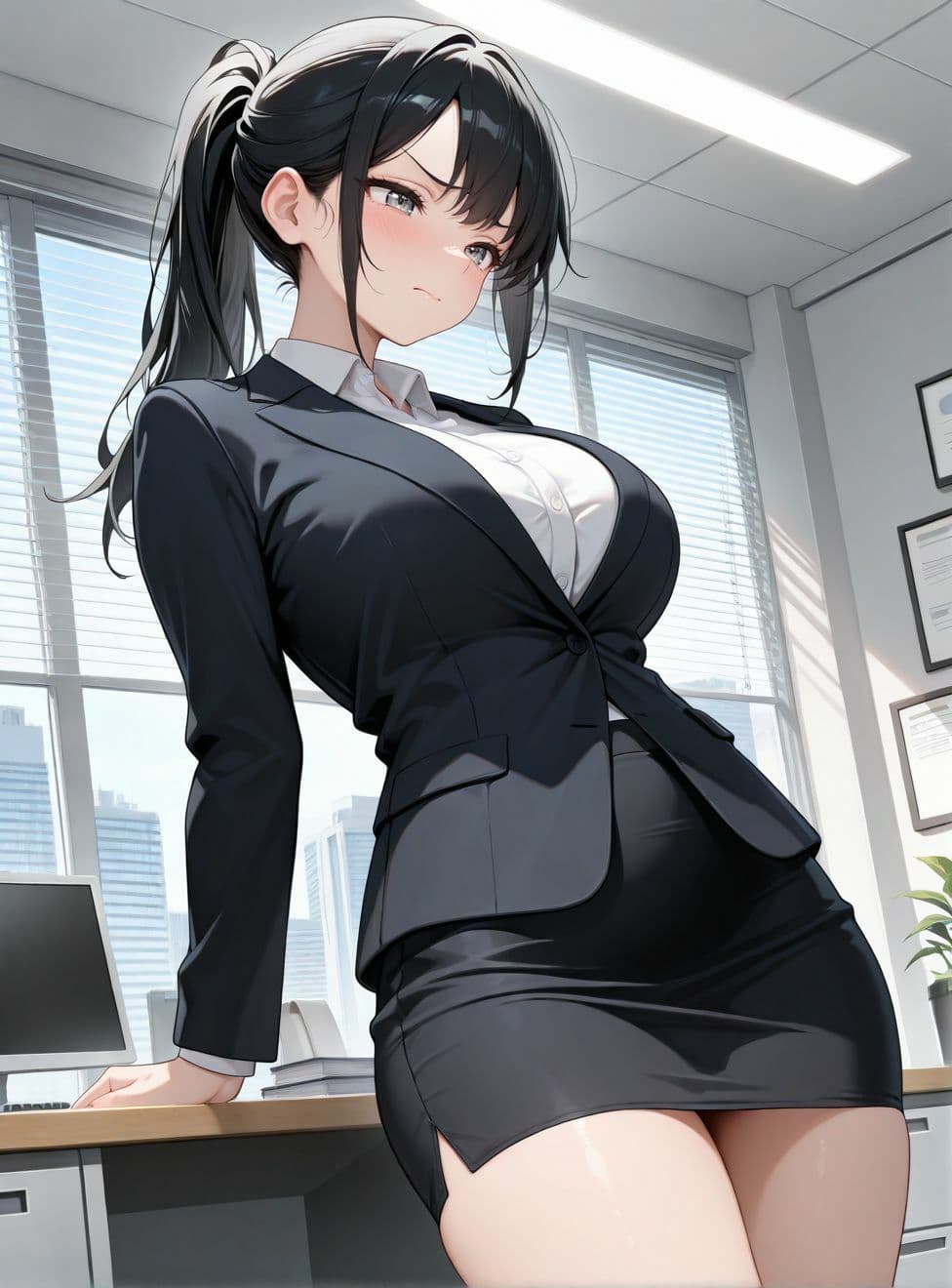 嫌がる部下に業務命令と称して強●中出し サンプル2