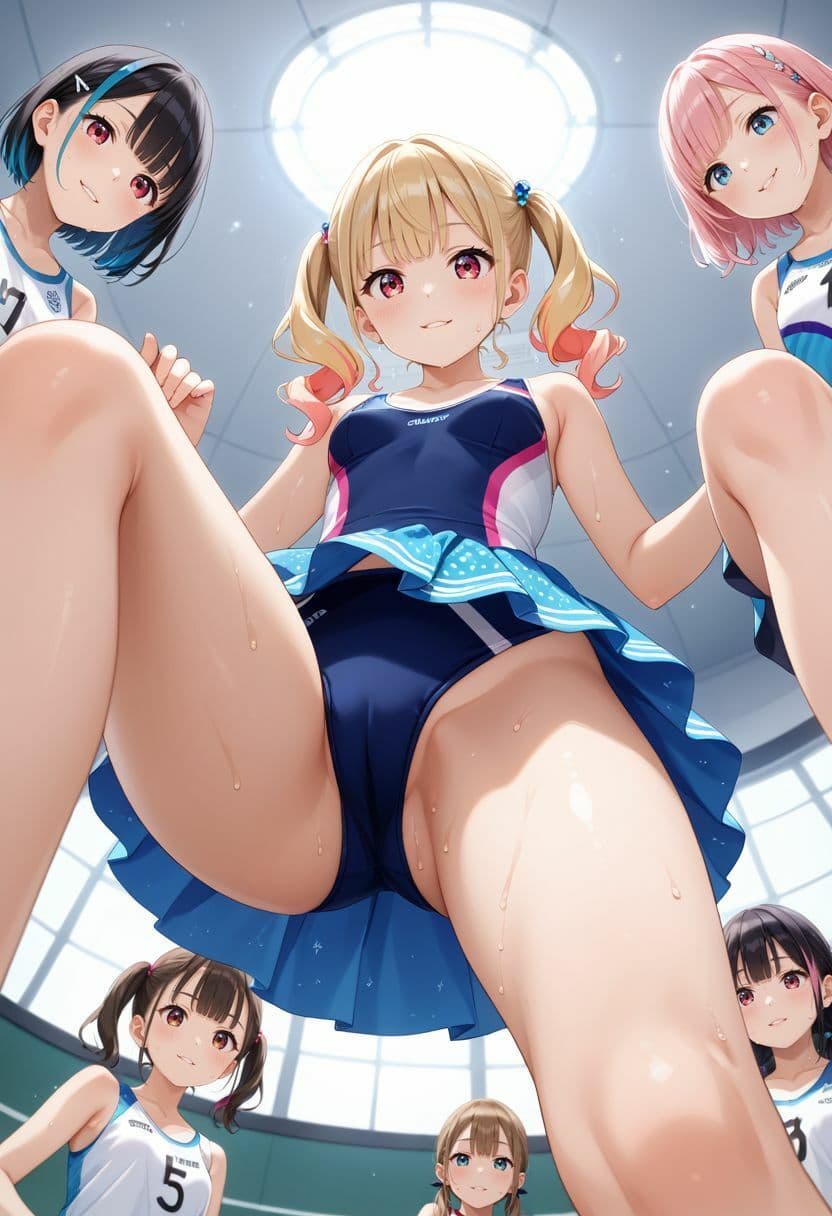 女王様と舐め犬 vol.15 M男と新体操部編 サンプル4