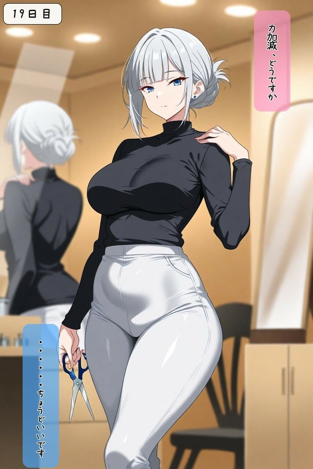 いつもの美容師さんが今日はやけに距離が近い サンプル7