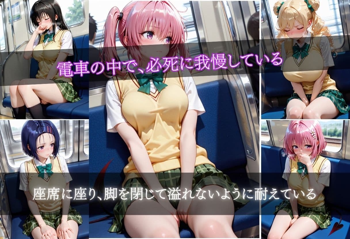通学電車で我慢できなくて… 路地裏で見られながらお漏らし調教 サンプル3