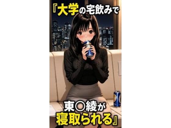 大学の宅飲みで東〇綾が寝取られる258枚
