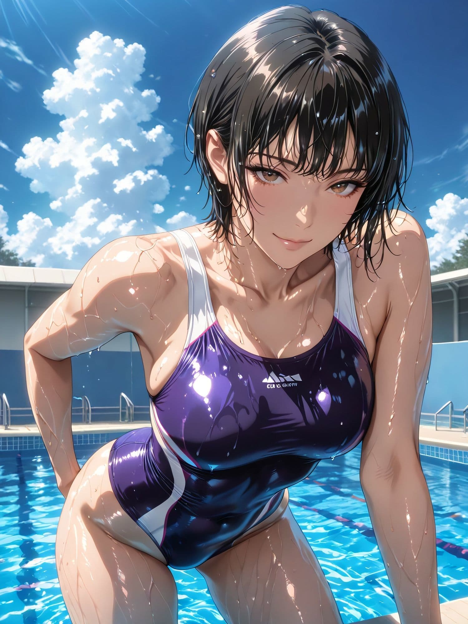 美少女と競泳水着3 サンプル2