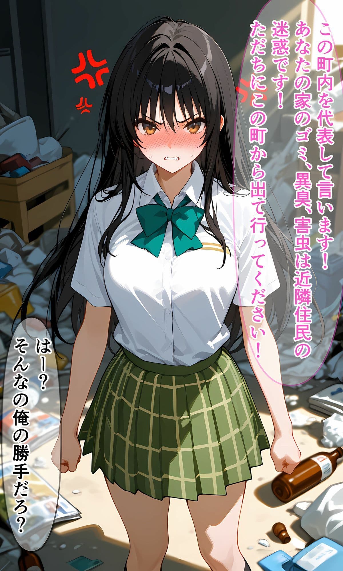 ゴミ屋敷を注意しにきた唯ちゃんの末路 サンプル1
