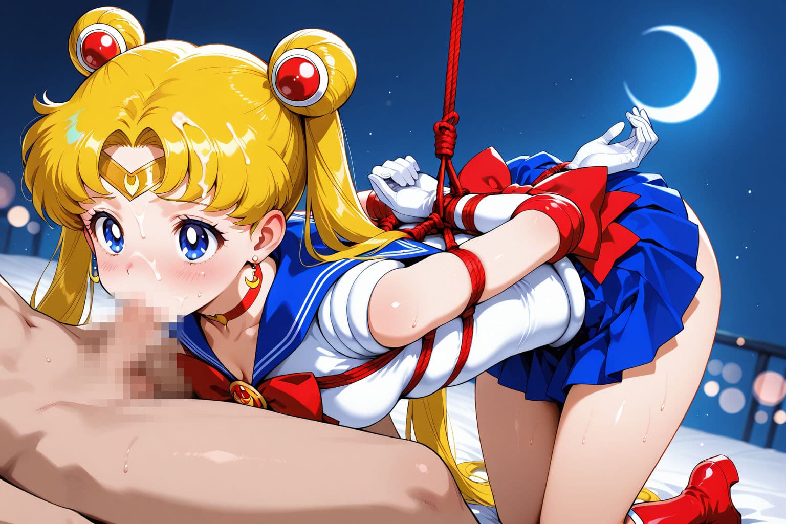 夢見る乙女の愛欲コレクション2〜美少女戦士〇ーラームーン風11・月野〇さぎ風・緊縛編＆えっち編 サンプル3
