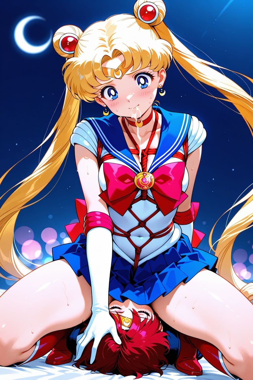 夢見る乙女の愛欲コレクション2〜美少女戦士〇ーラームーン風11・月野〇さぎ風・緊縛編＆えっち編 サンプル7