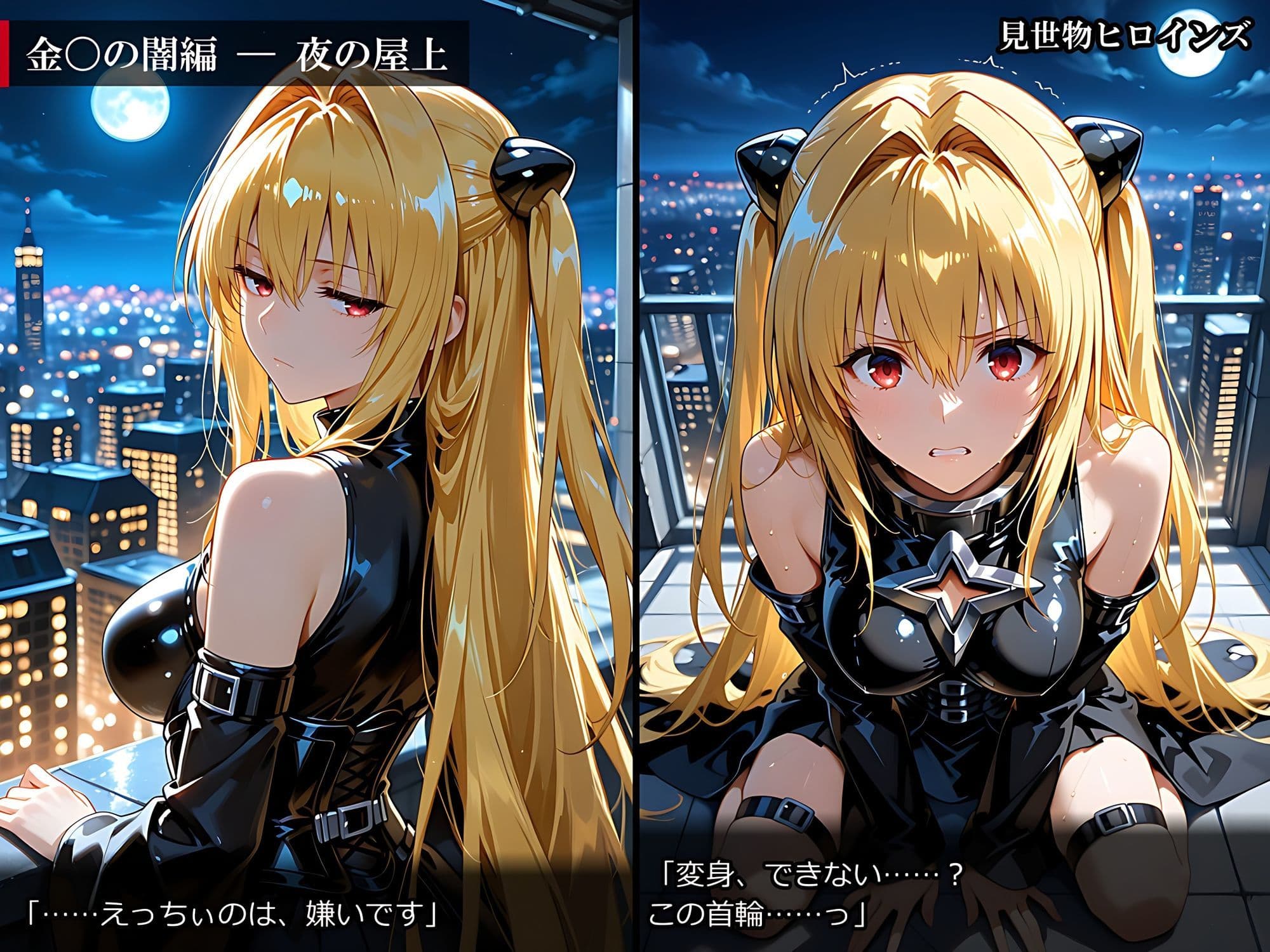 【500枚】見世物ヒロインズ 〜強い女ほど、よく堕ちる〜 ToL〇VEる編 古〇川唯＆金〇の闇＆御〇涼子 サンプル4