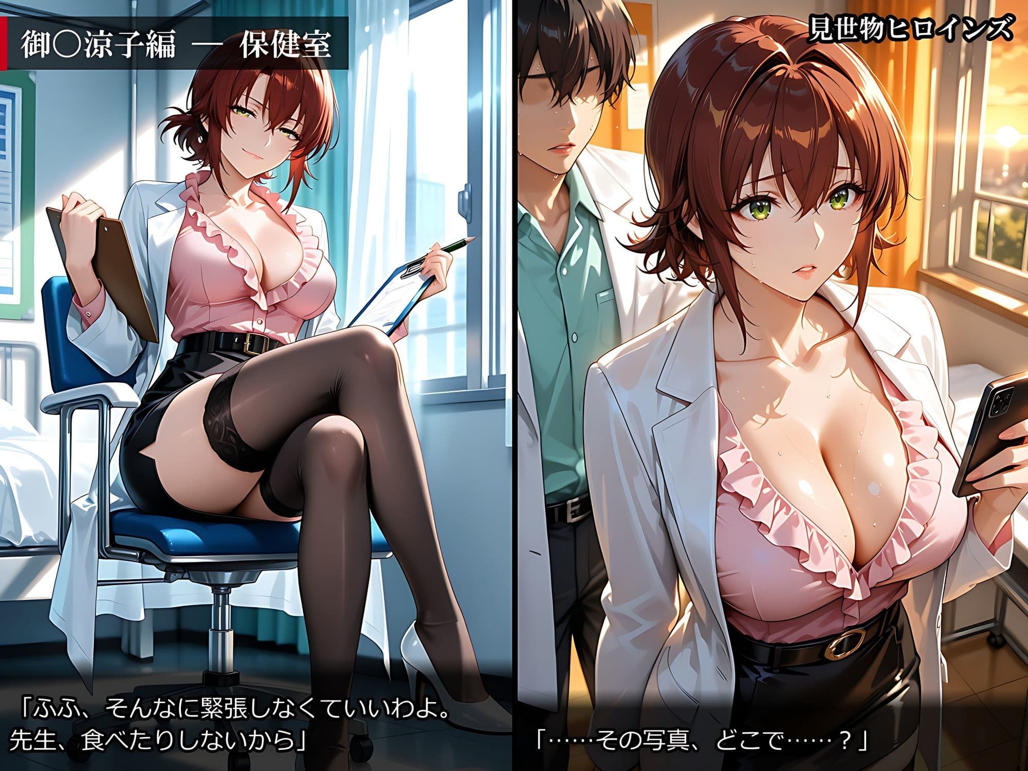 【500枚】見世物ヒロインズ 〜強い女ほど、よく堕ちる〜 ToL〇VEる編 古〇川唯＆金〇の闇＆御〇涼子 サンプル6