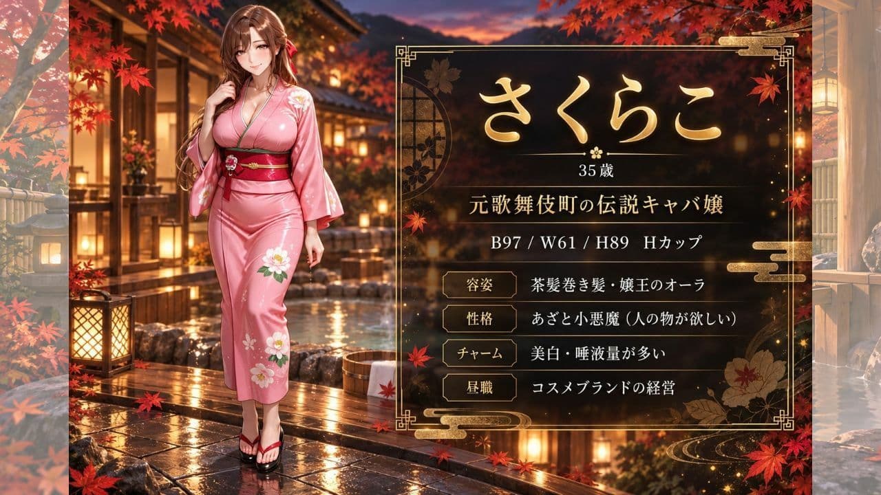 【4KアニメAV】爆美女人妻と行く秋のお忍び温泉旅行 サンプル5