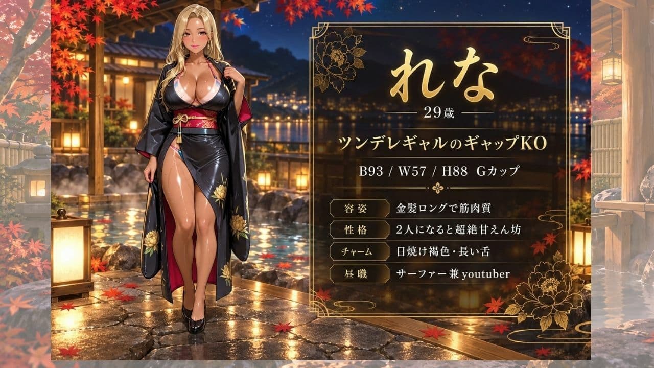 【4KアニメAV】爆美女人妻と行く秋のお忍び温泉旅行 サンプル7