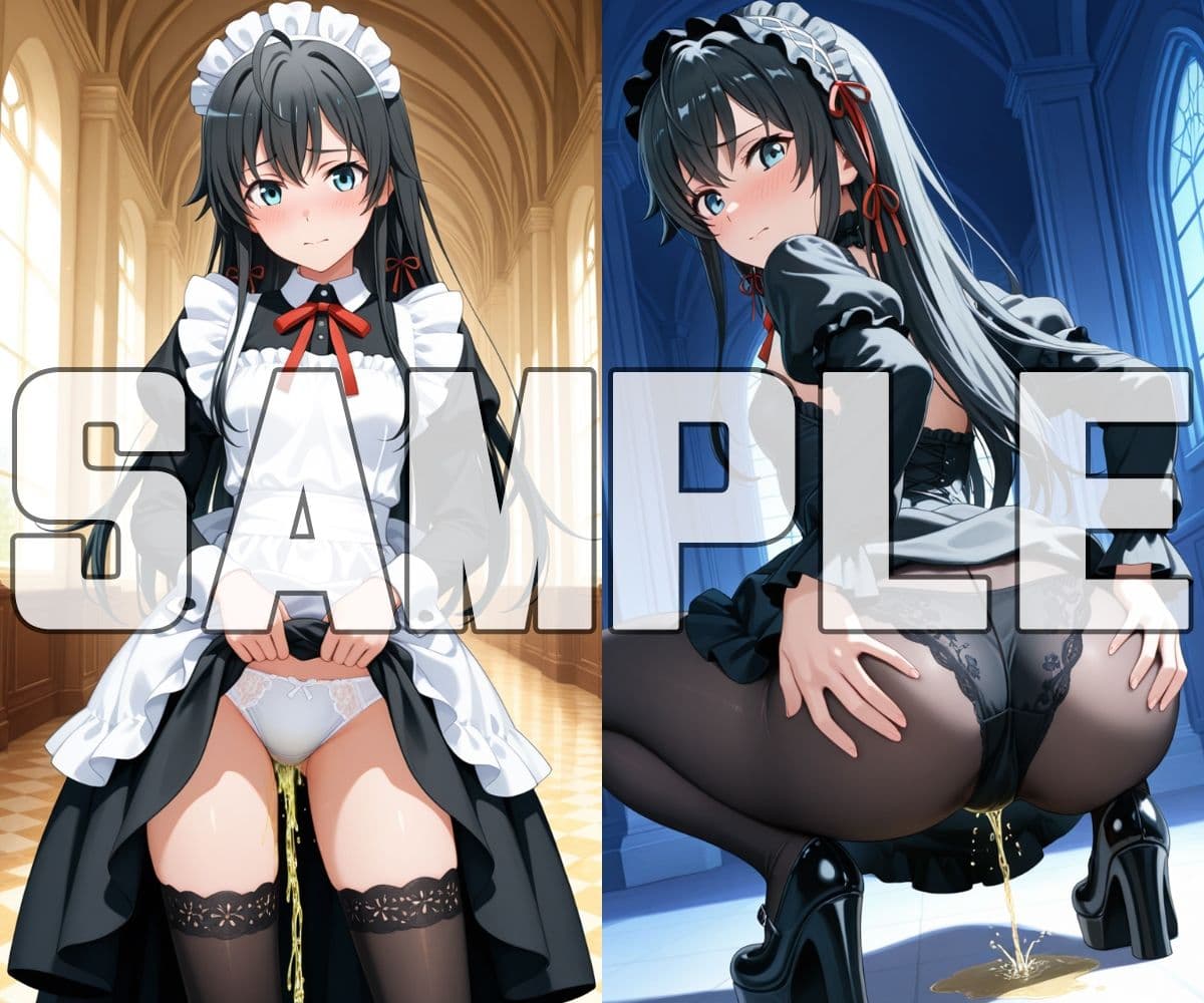 おしっこお漏らしチャレンジ【俺ガ〇ル コスプレ編】 サンプル2