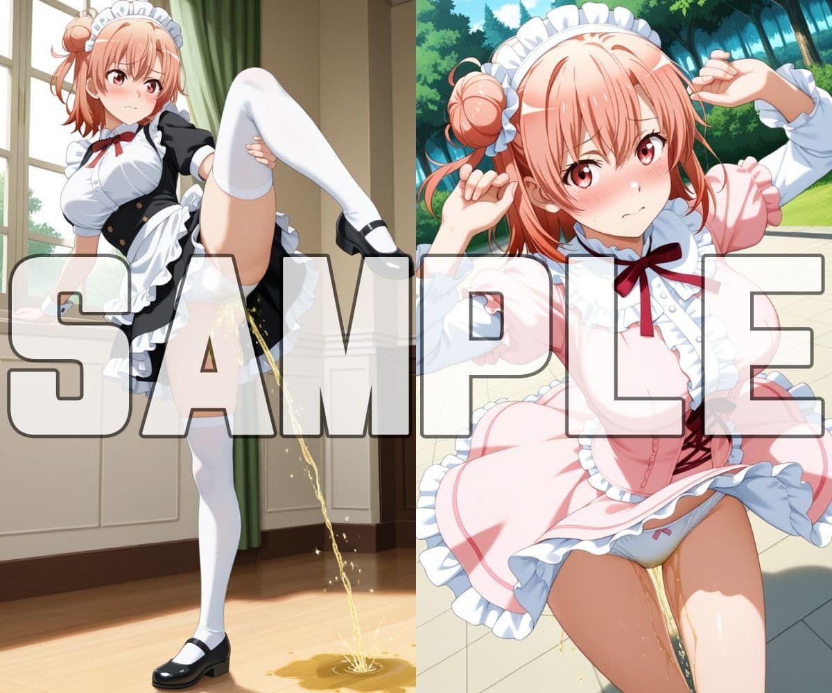 おしっこお漏らしチャレンジ【俺ガ〇ル コスプレ編】 サンプル5