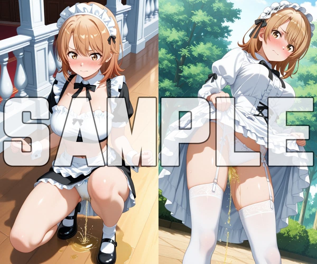 おしっこお漏らしチャレンジ【俺ガ〇ル コスプレ編】 サンプル8