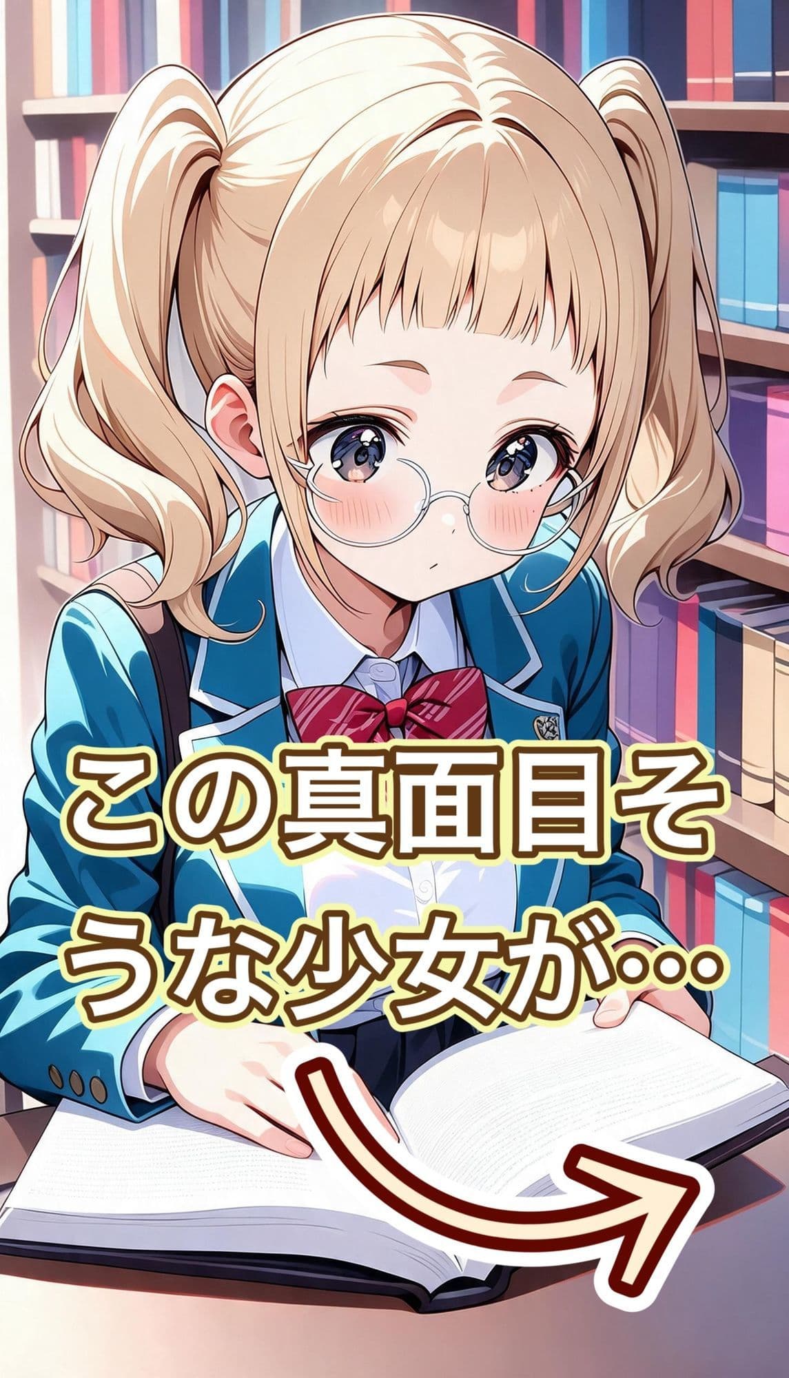 真面目そうな文学少女、実はえっちなことばかり考えているのでは？ サンプル1