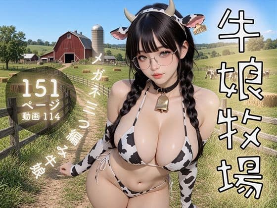 牛娘牧場〜メガネ三つ編み牛娘〜