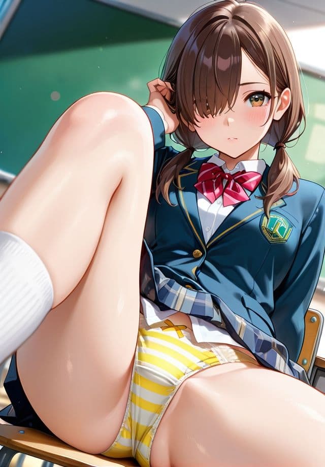 クラスの女子は椅子の座り方が横着過ぎる2 サンプル4