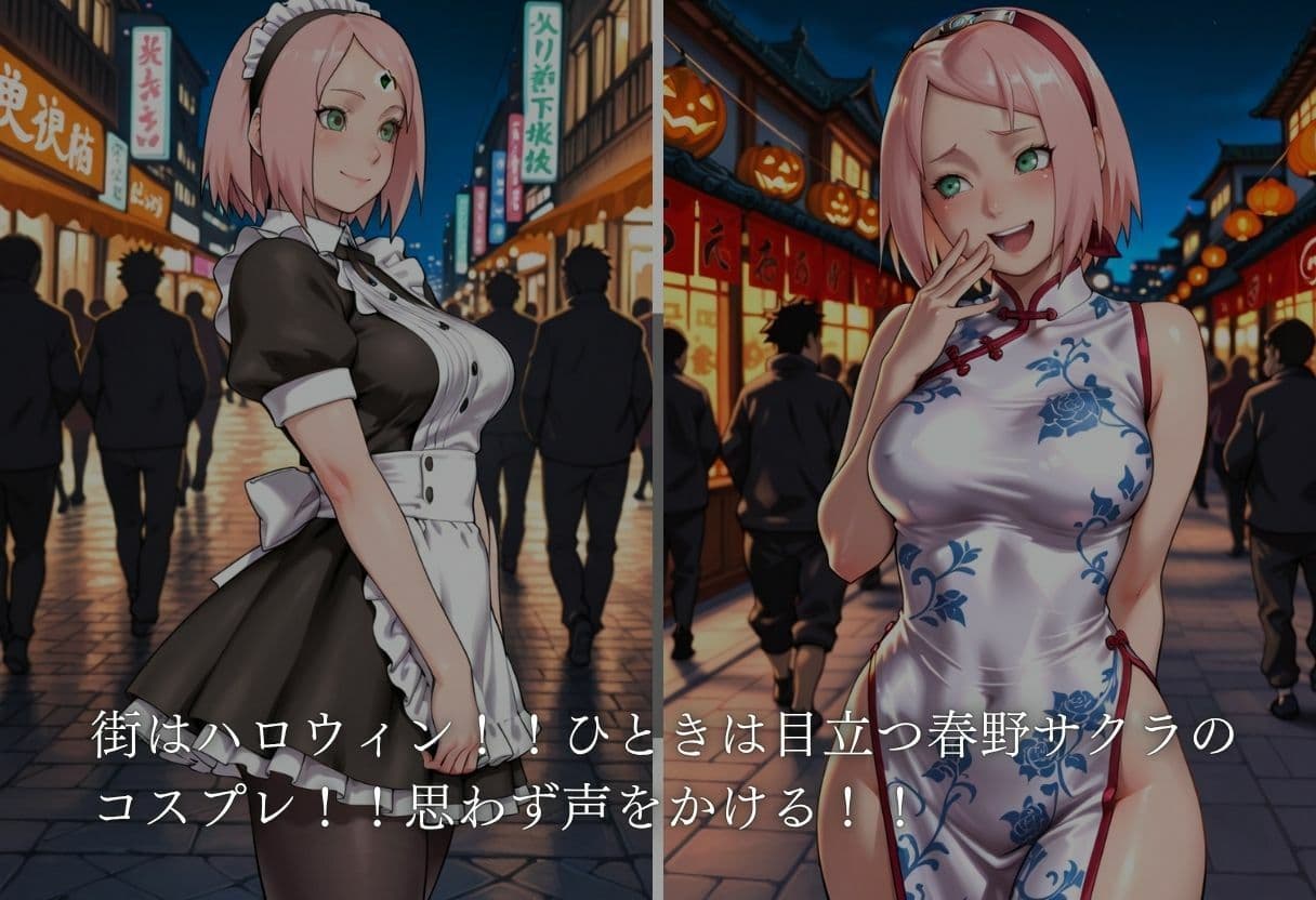 コスプレ嬢ナンパ  春野サクラ サンプル1