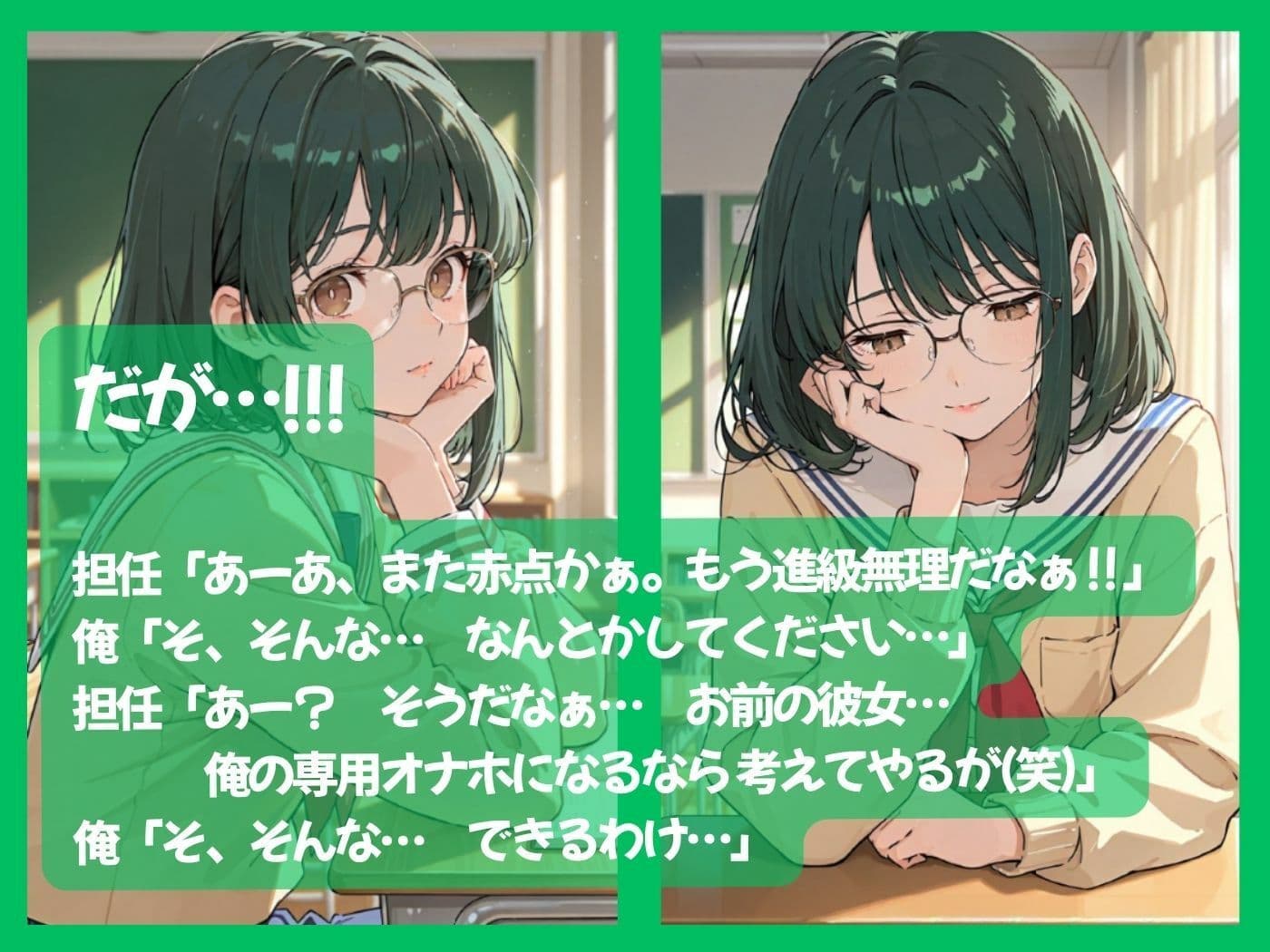 僕っ娘オタクな俺の彼女が担任教師のオナホになった件 サンプル4